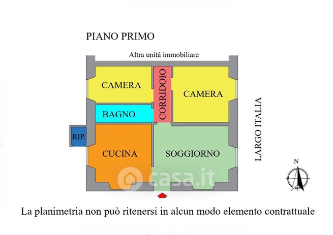 Appartamento in residenziale in Largo Italia 40