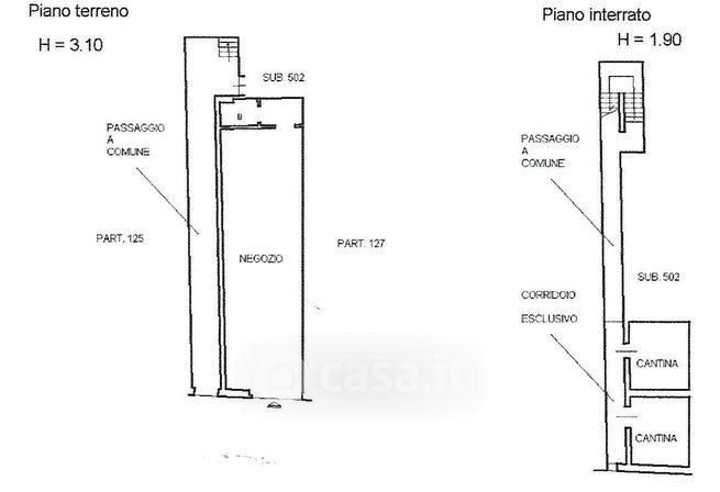 Capannone in commerciale in 