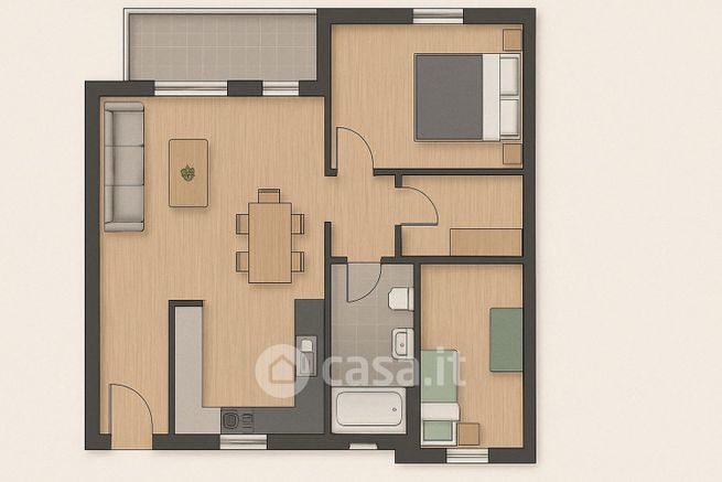 Appartamento in residenziale in Via Garibaldi