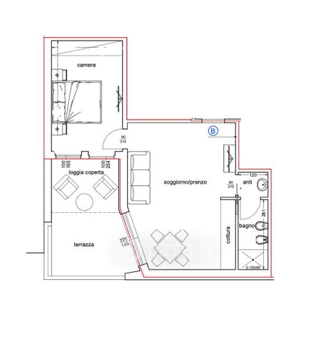 Attico/mansarda in residenziale in Viale Manfredo Fanti