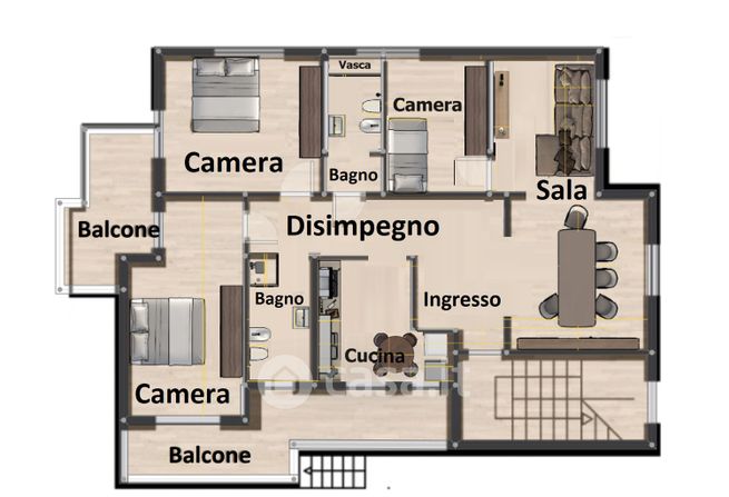 Appartamento in residenziale in Via Campania
