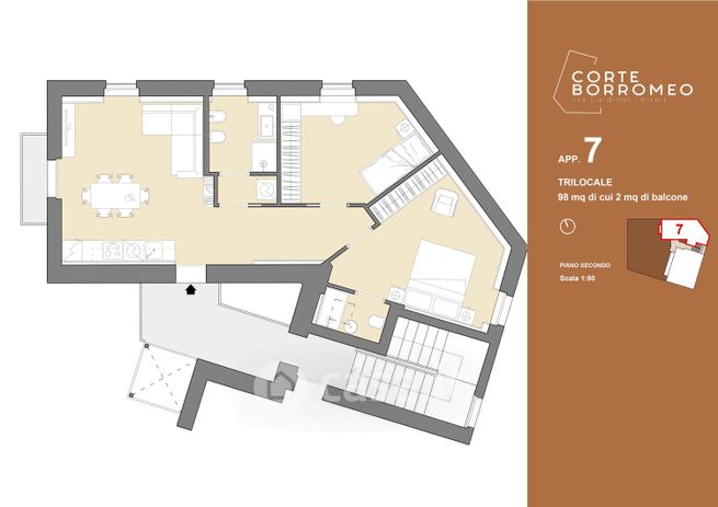 Appartamento in residenziale in Via San Carlo Borromeo 47