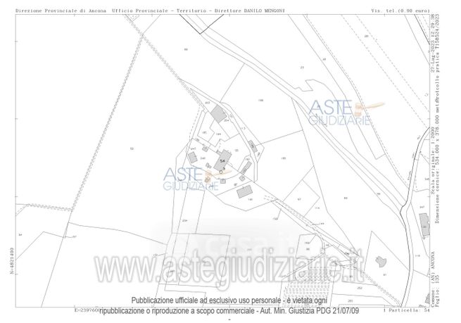 Terreno edificabile in residenziale in Frazione Aspio 58