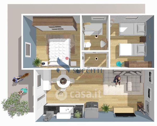 Appartamento in residenziale in Via L'Aquila 15