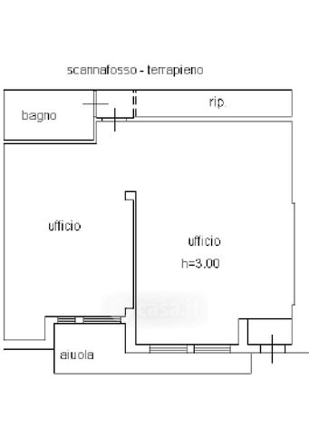 Ufficio in commerciale in Via Dante da Castiglione