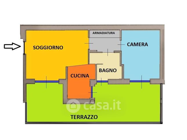 Appartamento in residenziale in Via Antonio Pianella 1