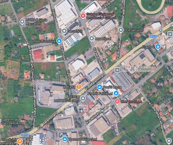 Capannone in commerciale in Via Maremmana 61