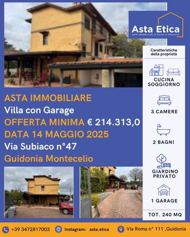 Casa indipendente in residenziale in Via Subiaco