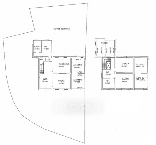 Casa bi/trifamiliare in residenziale in Via Frassinelli