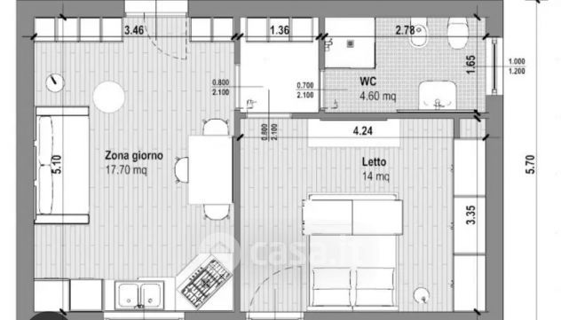 Appartamento in residenziale in Via Giuseppe Giusti