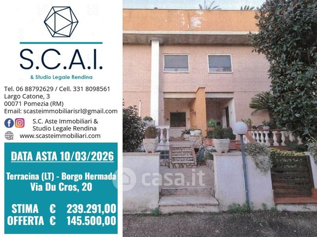 Villetta a schiera in residenziale in Via Du Cros 20