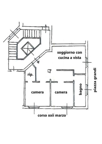 Appartamento in residenziale in Corso Ventidue Marzo 49