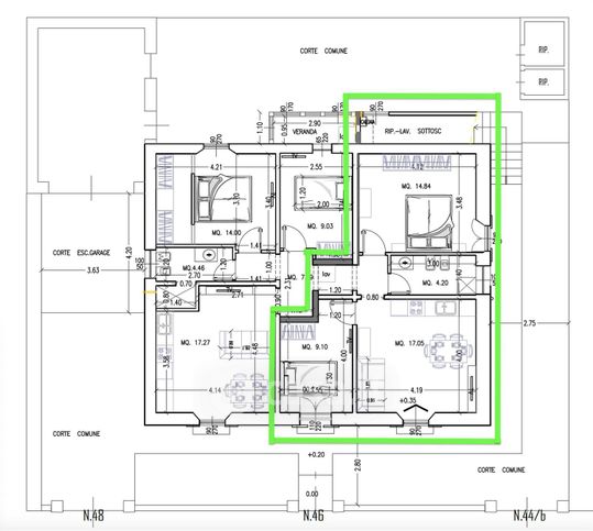 Appartamento in residenziale in Via Cristoforo Colombo 46