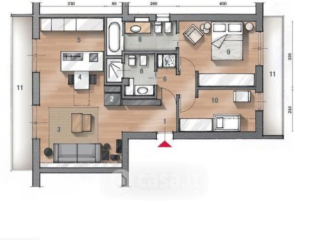 Appartamento in residenziale in Via Ormea