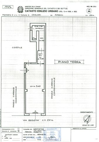 Garage/posto auto in residenziale in Via Gioacchino Rossini