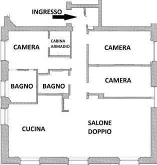 Appartamento in residenziale in Zona Stadio