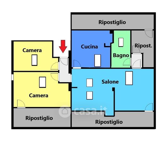 Appartamento in residenziale in Via Fratelli Cairoli