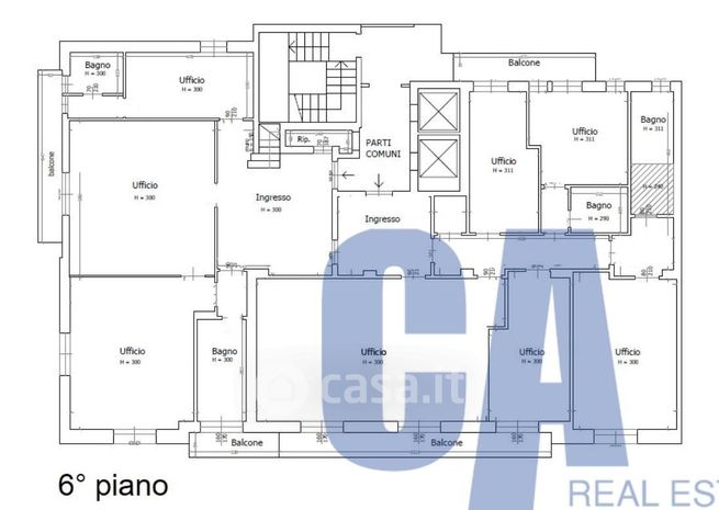 Ufficio in commerciale in Via Vittor Pisani