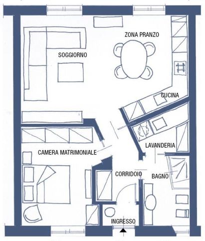 Appartamento in residenziale in Via Paolo Fabbri