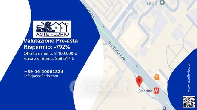 Terreno agricolo in commerciale in Via Tuscolana