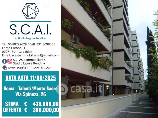 Appartamento in residenziale in Via Spinoza 26