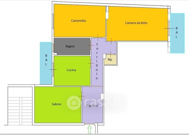 Appartamento in residenziale in Via Arpino 76