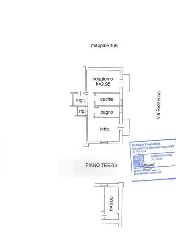 Appartamento in residenziale in Via Bezzecca 2