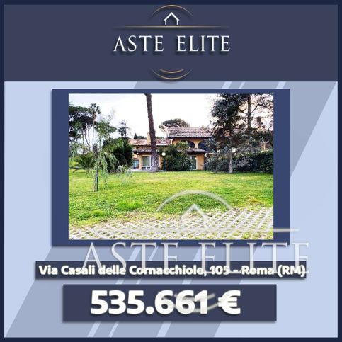 Villetta a schiera in residenziale in Via Casali delle Cornacchiole 105