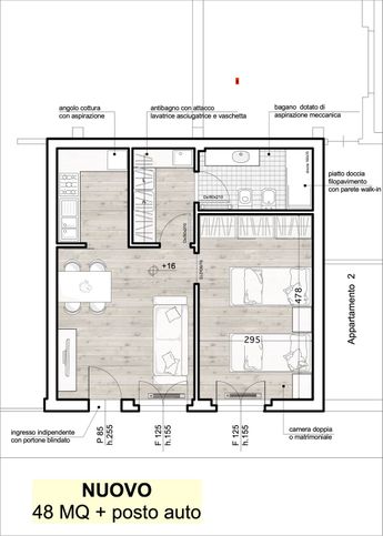 Appartamento in residenziale in Via della Mercanzia 2