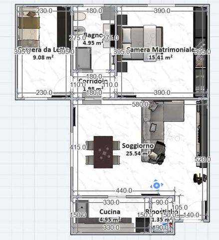 Appartamento in residenziale in Via Franchetta 2