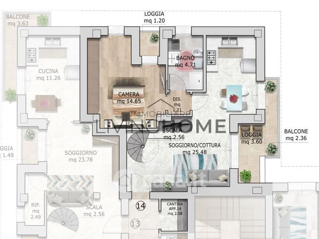 Appartamento in residenziale in 