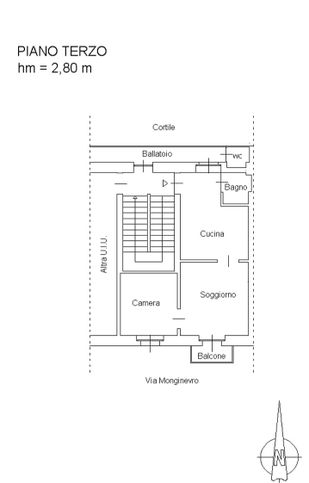 Appartamento in residenziale in Via Monginevro 14