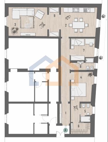 Appartamento in residenziale in Via Pietro Paleocapa 1414