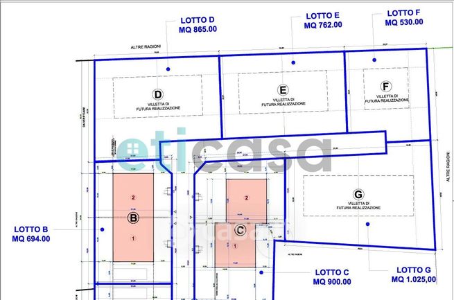 Terreno edificabile in residenziale in Località Maruffi