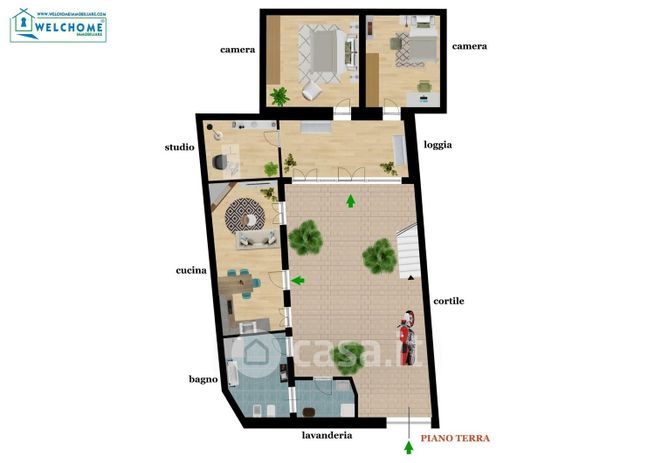 Casa indipendente in residenziale in 