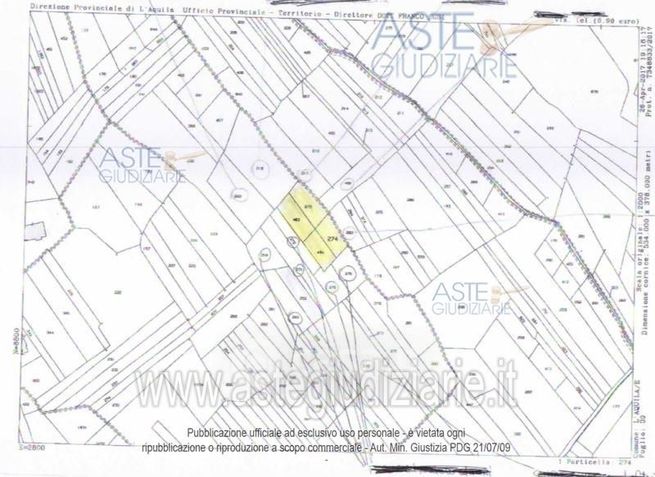 Terreno agricolo in commerciale in Via Paganica