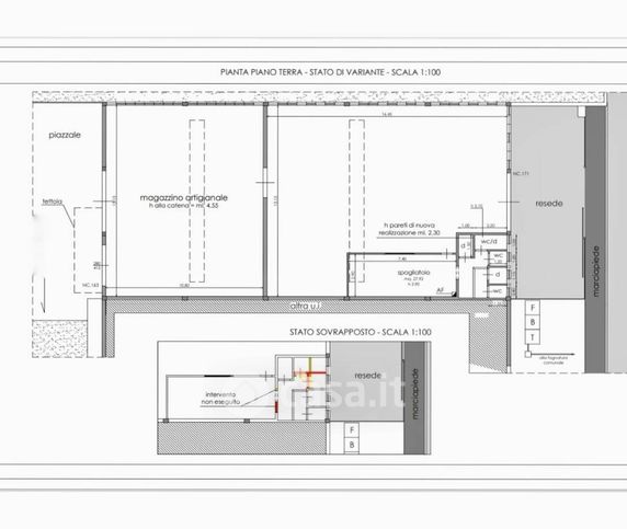 Capannone in commerciale in 