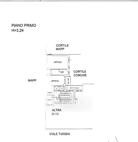 Ufficio in commerciale in Viale Tunisia 29