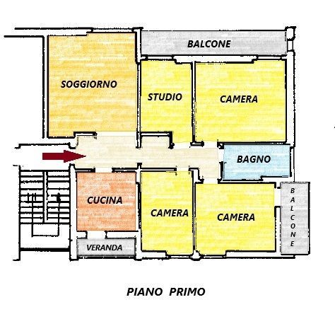 Appartamento in residenziale in Via Luigi Mercantini 11