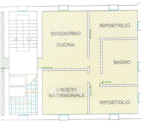 Attico/mansarda in residenziale in Via A. de Gasperi 16