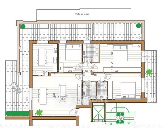 Attico/mansarda in residenziale in Corso delle Terme