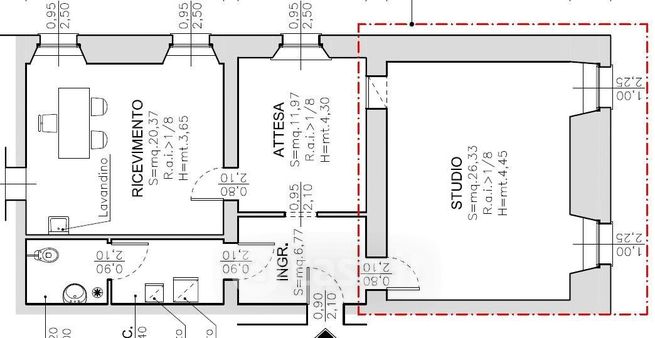Ufficio in commerciale in 