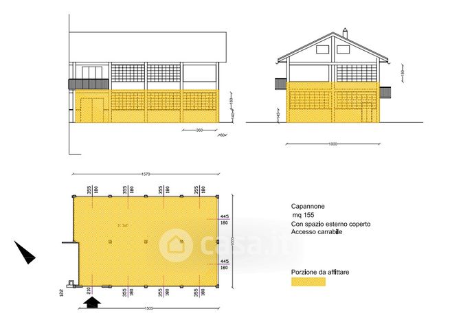 Capannone in commerciale in Via Vercelli 15