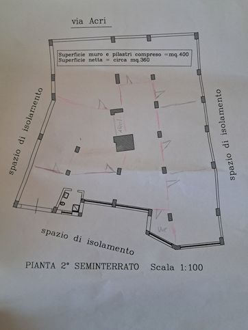 Ufficio in commerciale in Via Francesco Acri