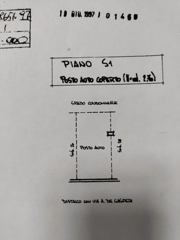 Box/posto auto in residenziale in Via Alcide De Gasperi 1