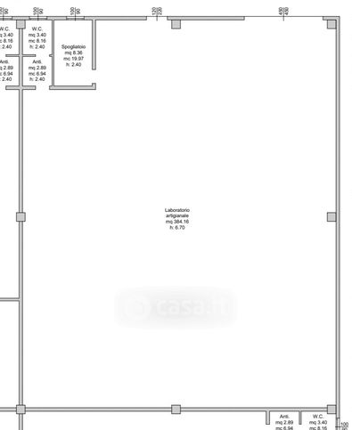 Capannone in commerciale in Via Mons. Giulio Babolin