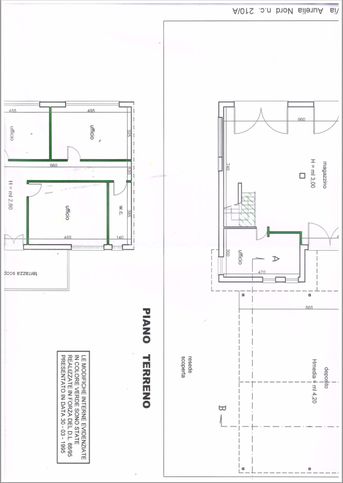 Attivitã /licenza (con o senza mura) in commerciale in Via Aurelia Nord 210