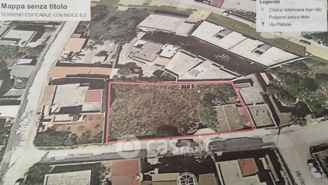 Terreno edificabile in residenziale in Via Platone