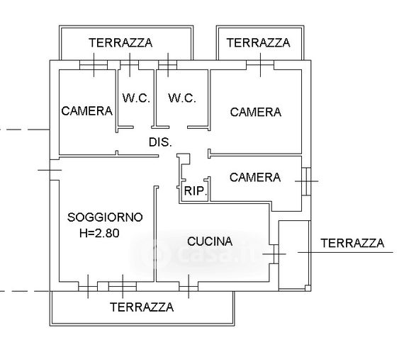 Appartamento in residenziale in Strada Rodigina 100