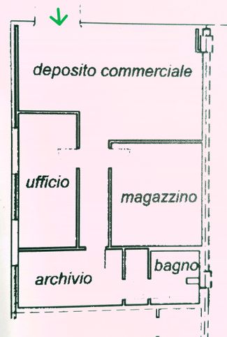 Ufficio in commerciale in Via Pasubio 36